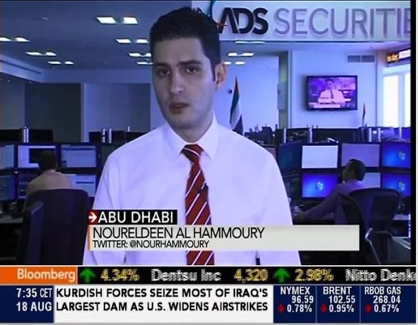 Noureldeen Al-Hammoury on Bloomberg TV